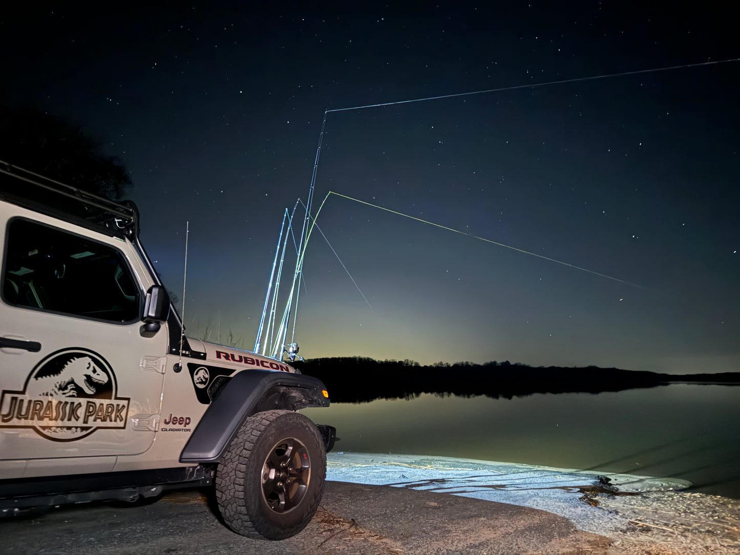 Jeep JT & JL Steel Mopar Bumper compatible Fishing Rod Rack