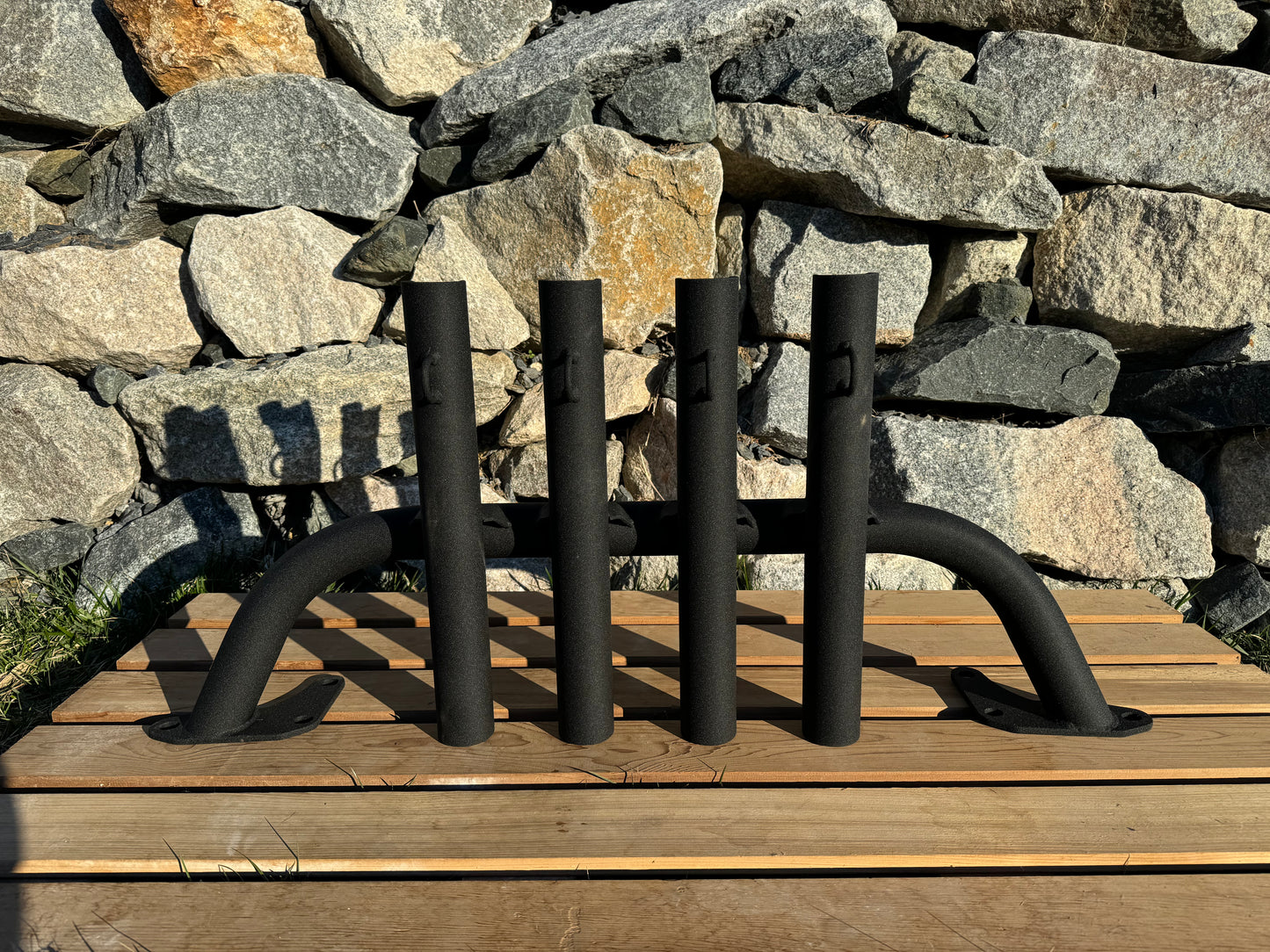 Jeep JT & JL Steel Mopar Bumper compatible Fishing Rod Rack